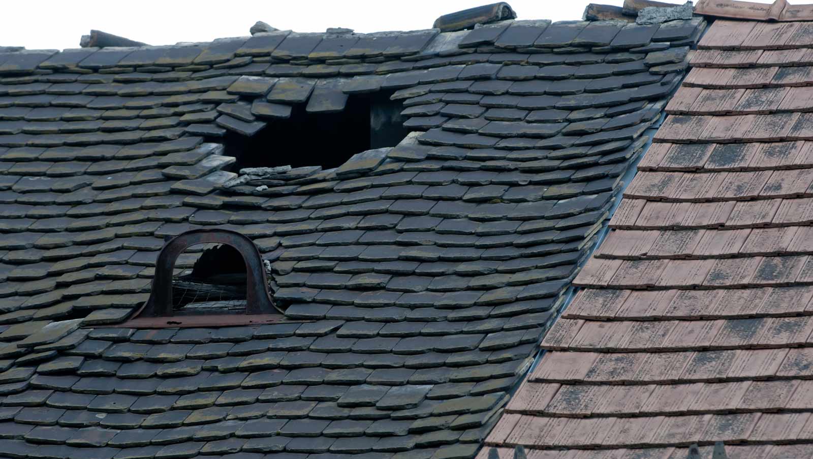 Roof water damage restoration in Wilmington NC